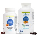 Núcleo de Ciência Med Liposomal Vitamina B-Complexo e Vitamina C 1000mg Pacote de Geles Macios para Saúde do Coração e Sistema Imune