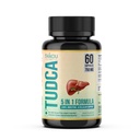 TUDCA (Ácido Tauroursodeoxicólico) 750mg - 5 em 1 com Cardo de Leite, Ashwagandha, Dandelion e Ginseng - 60 Servimentos