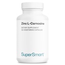 SuperSmart - Zinc L-Carnosina 75mg por dia (bem tolerado) - Zinc Carnosine Supplement - 120 Cápsulas Vegetarianas