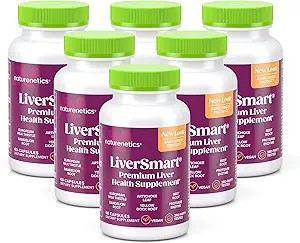 FígadoSmart - Fígado Cleanse & Repair Formula com Cardo de Leite Europeu, Silymarin, Alcachofra, Dandelion, Raíz de Doca Amarela, Raiz de beterraba - Suplemento à ajuda, Renovar e apoiar a saúde do fígado (6)