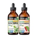 BIO KRAUTER Bacopa Tintura 4 Fl. Oz. & Schisandra Tintura 4 Fl. Oz.