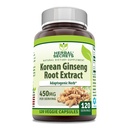 Herbal Secrets Korean Ginseng Root Extract 120 Veggie Capsules Supplement (Suplementar) Não-GMO (Gluten)