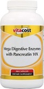 Vitacost Mega Enzimas Digestivas com Pancreatina 10X - 300 Cápsulas