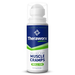 Alívio Theraworx para Cães Músculos Roll-On Fast-Acting Muscle Spasm, Perna Dores com Sulfato de Magnésio - 2,5 oz - 1 Contagem