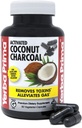 Yerba Prima Carvão de coco ativado, 60 Cápsulas - Detox Natural - Vegetariano, Vegan, Sem glúten, Não OGM