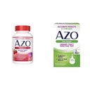 AZO Cranberry Urinary Tract Health Supplement & Urinary Tract Infection (UTI) tiras de teste, resultados precisos em 2 minutos, clinicamente testado, resultados fáceis de ler, 3 contagem