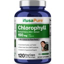 NusaPure Chlorophyll 200:1 Extract, 150 mg Equivalente a 30.000 mg por cápsula 120 Cápsulas Vegetarianas (Não-GMO, Vegan)