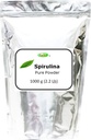 Pó de espirulina organicamente cultivado 1000g (1,0Kg, 2,2 lb) em massa puro fresco OGM livre não irradiado