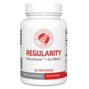 Silver Fern Regularity Digestive Supplement Cápsulas Marca - 1 Garrafa = 30 Cápsulas = 30 Day Supply - Mucosave FG (Prickly Pear Polissacarídeos & Polifenóis de Folha de Oliva) & SunFiber