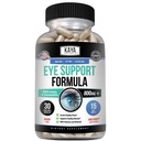 Kaya Naturals Suplemento de saúde ocular, Lutein e Zeaxanthin, Saúde da visão, Strain Eye Support 800 mg Suplemento de vitamina 30 Cápsulas