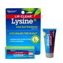 Saúde Quântica Lip Clear Lysina+ Tratamento frio dolorido Soothe & Hidratar feridas da boca - L-Lysine Menthol Calendula & Propolis Pomada - Febre Transparente Blister Balm Cura - 0,25 Oz