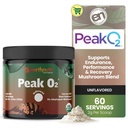 EarthNutri PeakO2 suplemento de treino - Suplemento de cogumelos para Endurance pré-treino e desempenho atlético – Sem aditivos, sem enchimentos – Suporta resistência, força e recuperação - 60 Servings