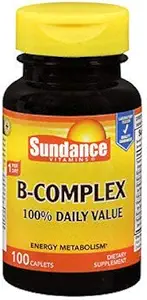 Sundance Vitaminas B-Complexo 100% valor diário, 100 contagem cada (2)