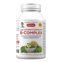 ANDREW LESSMAN High Potence B-Complex 60 Cápsulas - com altos níveis de complexo de folato e biotina, promove crescimento celular, energia, função imune, desintoxicação, metabolismo de gordura e mais