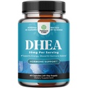 DHEA Supplement for Women & Men - Puro DHEA 50mg para equilíbrio hormonal, melhora a estabilidade do humor, função cerebral, sistema imunológico, energia e fertilidade - Dehydroepiandrosterona Cápsulas para Adultos - 60 Ct