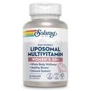 SOLARAY Multivitamina lipossômica para mulheres 50 Plus, Absorção melhorada com ferro, vitamina D, vitamina C, B12, Biotina e Mais, Suporte imunológico e saúde óssea, Vegan, 30 Servings, 60 VegCaps