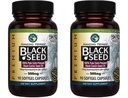 Incrível Herbs Premium Black Seed Oil Cápsulas - Gluten Free, Non GMO, Frio Pressed Nigella Sativa Aids em Saúde Digestiva, Suporte Imune, Função Cérebro - 90 Contagem, 500mg (Pacote de 2)