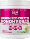 Sua Creatina Monohidrato Micronizado para Mulheres (30-5g Servings)-Grande degustação limão Sorbet Flavored-Lean crescimento muscular & recuperação de exercício, Boost Performance- Vegan, Sem Bloating ou retenção de água