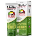 T-Alívio extra força Artrite Creme Arnica +12 dor aliviando medicamentos naturais ajudar a aliviar a dor dores e dores nas articulações Naturalmente - 3 onças