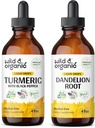 Tintura Acúrmica Selvagem e Orgânica 4 fl oz & Dandelion Root Tintura 4 fl oz