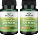 Swanson Prebiótico Jerusalém Alcachofra - 90% Inulin 400 mg 60 cápsulas (2 embalagem)
