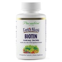 Paraíso Herbs Terra mistura Biotin Suplemento, Cabelo, Pele e unhas, Saúde do corpo inteiro, Vegan, Não-GMO, Glúten, 90 Cápsulas vegetarianas