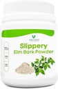 Slippery Elm Bark Pó, Slippery Elm Inner Bark Pó, Suplemento de ervas naturais para a garganta calmante e saúde digestiva, Sem glúten, Não-GMO, Vegan-Amigo, 1 lb (534 Servings)