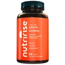 NutriRise Organic Ashwagandha Root Capsules with Black Pepper, 1300mg, Natural Stress & Mood, Thyroid & Imune Support Supplement, Clarity, Focus & Energy, Gluten Free, 60 Count