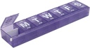 EZY DOSE Semanalmente (7-dia) Planeador de comprimidos AM/PM, Caso de Medicina, Caixa Organizadora de Vitaminas, Compartimentos de bloqueio 3X-Large para Prescrição Segura Medicação, Prevenir Derramamento acidental, Cor Maio Vary, BPA Free