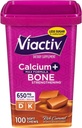Viactiv Max Fórmula Cálcio +Vitamina D3 Suplemento para Saúde Óssea, Caramel Rico, 100 Mastigação Macio - 6 Pack