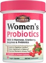 Probióticos para as mulheres, 120 bilhões de UFC com Prebióticos Manose D-Cranberry & Enzimas, Saúde Digestiva Vaginal & Urinary Tract, 30 Caps Atrasado-Release