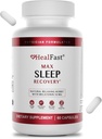 Médico curado rápido Formulado Max Sleep Aid com força extra Melatonina 10mg - Solução rápida - Ajudas naturais ao sono para adultos - Pills Melatonina - Ervas, Aminoácidos, e Melatonina - 60 Ct