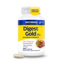 Enzimedica Digest Gold + ATPro, Fórmula de Enzima de Força Máxima, Previne Bloating e Gás, 14 Enzimas Chave Incluindo Amylase, Protease, Lipase e Lactase, 240 Cápsulas
