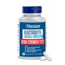Cápsulas de Eletrolito de Força Extra de Vitássio, 750mg de sódio para o gerenciamento de POTS e dietas de sódio alta, sem sabor, 100 comprimidos de sal (Tamanho 00)