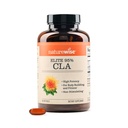 NatureWise CLA 1300 - 95% Ácido Linoleico Conjugado Ativo para Mulheres e Homens, Não Estimulando, Suporta Peso e Fitness Objetivos - Não-GMO, Glúten Livre - 90 Softgels[1-Month Supply]