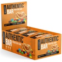 Fábrica Jacked Bar Authentic Manteiga de amendoim Candy Protein Bares - Saboroso Replacement Bares Energia W/ 16g Whey Protein Isolate, Açúcares naturais de mel puro, gordura saudável - 12 Pack
