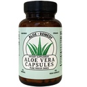 Cápsulas Aloe Vera 180 Count Freeze Gel seco e pó de folha para IC BPS Suporte Digestivo e saúde da bexiga Made in USA Natural Supplement