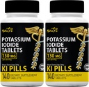 Comprimidos de Iodeto de Potássio 130 mg (2 Embalagem) - 280 Comprimidos