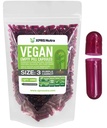 XPRS Nutra Tamanho 3 Cápsulas Vazias - 1000 Contagem Vegan Vazio - Pílulas Vegetarianas - Enchimento de Cápsulas Vegetais DIY - Veggie Pill Caps (Purple Cenoura)