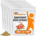 BulkSuplements.com Sementes de toranja Extract Powder - Suplementos de semente de toranja, fonte antioxidante - Suplemento de ervas, sem glúten, 250mg por serviço, 5kg (11 lbs) (Pacote de 5)
