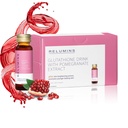 Reluminas Glutation Hydration Shots - Recuperação de pele pós-verão e hidratação do tempo frio - Colágeno-Boosting & Made in USA - Romã Flavor – 10 garrafas x 50 ml