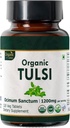 Tulsi 120 Comprimidos – USDA Organic Holy Basil – Suporta alívio de estresse e equilíbrio adaptogênico