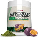 EHP Labs OxyGreens Super Greens Pó - espirulina e chlorela Superalimento, suco verde Pó & Greens Suplementos com fibra prebiótica, antioxidantes e suporte de imunidade, 30 Serves (Passionfruit)