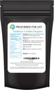 Prescrito para a vida Lecitina em pó de girassol orgânico, Natural, Sem glúten, Vegan, Não OGM, Soja livre, Kosher, Suplemento de lecitina rico em cholina & ácidos gordos essenciais (4 oz / 113g)
