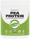 Naturezas Plus Organic Pea Protein - 1,1 lbs, Vegan Drink Powder - High Energy Protein Powder, Fome Supressor, Muscle Builder, Promove a saúde do coração - Não-GMO, Vegetariano, Sem glúten - 25 Servings