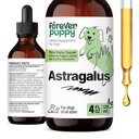Para sempre Puppy Astragalus Root Drops para cães - Astragalus Membranaceus Extract para suporte imunológico de cães - Herbal Pet Suplementos Líquidos para Imunidade e Cuidados de Animais Alegres - 4 onças