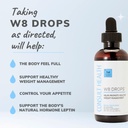 Consultar Saúde W8 Drops -Doctor Formulado Suplemento Perda de Peso Líquido com DygloFit- Suporta Controle de Apetite, Metabolismo e Equilíbrio Hormônio - Natural Antioxidante Proteção-2 Droppers Duas vezes por dia