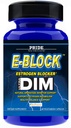 Pride Nutrition E-Block DIM Supplement 700MG Extra Strength Estrogen Blocker . Equilíbrio hormonal para homens e mulheres .