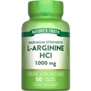 Verdade da natureza L-Arginina HCL 1000mg □ 50 Caplets □ Essential Amino Acid Supplement □ Vegan, Non-GMO & Gluten Free Supplement