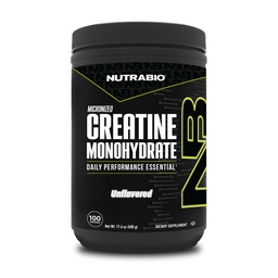 NutraBio Puro Micronized Creatina Monohidrato em pó Suplemento, sem sabor, (500 g) - Suporta Bulk Muscle Energia, Recuperação e Força - HPLC Testado Creatina em pó Suplemento para homens e mulheres